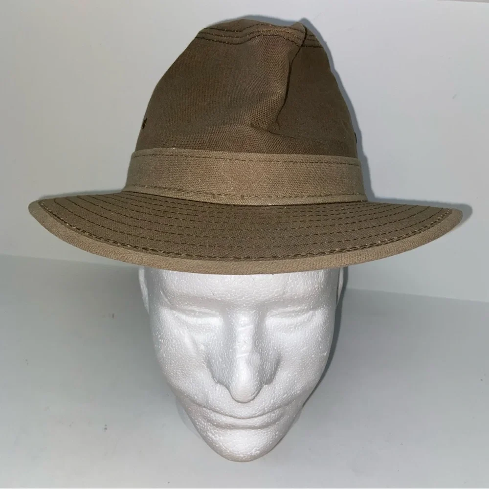 J Peterman Co Hat Mens Small Made In The USA Vintage Outback Safari Outdoors
